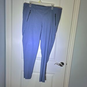 Alexa Light Blue Stretch Dress Pants